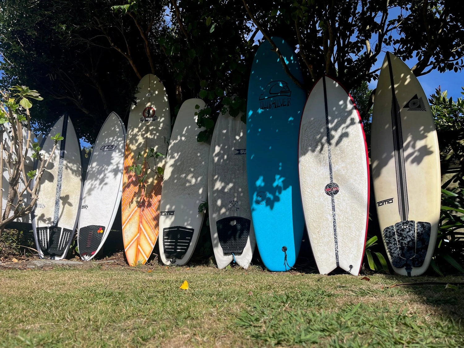 Surf Revivals surfboard collection of boards for rental & hire